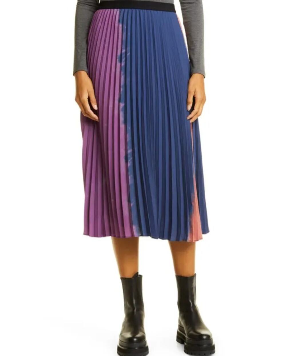 Rails Delphine Ombre Pleated Skirt size XS